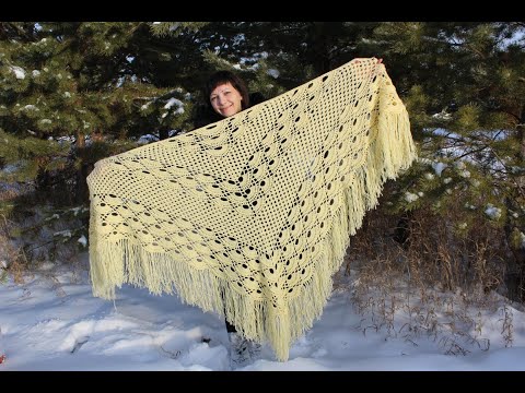 Видео: МК номер 45.Узор для шали крючком.