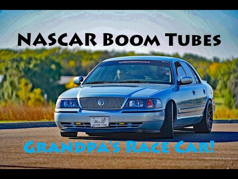 Видео: Выхлопные трубы NASCAR на Mercury Grand Marquis с кулачковым механизмом! Полное видео выхлопа.