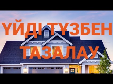 Видео: ҮЙДІ ТҰЗБЕН ТАЗАЛАУ