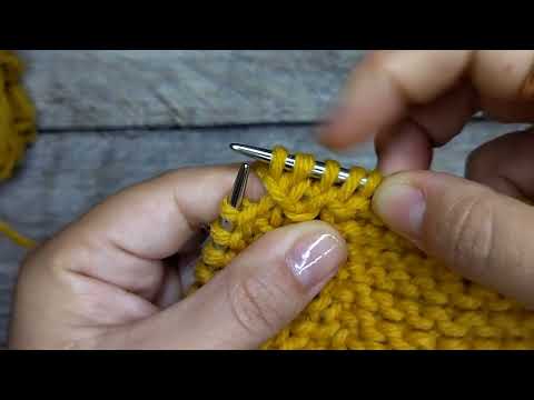 Видео: Регланная линия по платочной вязке. Незаметные прибавки