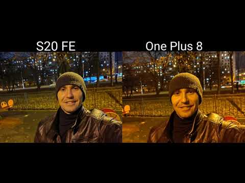 Видео: Samsung S20 FE (snapdragon) vs One Plus 8 - Сравнение по фото и видео!