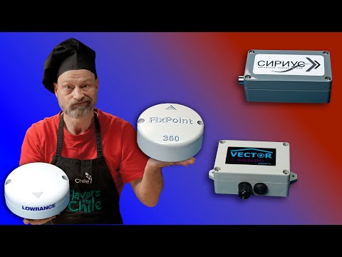 Видео: Обзор и тесты компасов для эхолотов FixPoint, Lowrance Point 1, Vector, Сириус, Garmin SteadyCast