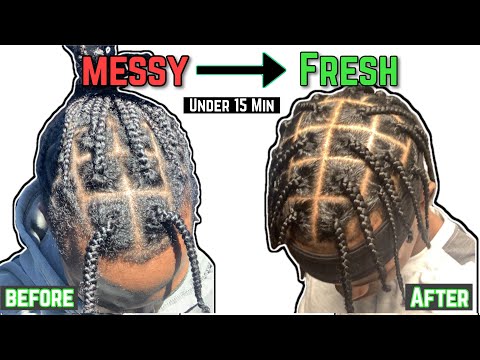 Видео: Быстрый способ обновить косы / Как обновить непослушные косы (для мужчин и женщин)