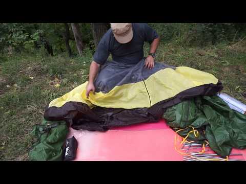 Видео: Naturehike Cloud Peak 2 -Unpacking - Распаковка палатки