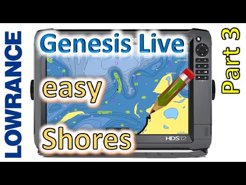 Видео: Lowrance GenesisLive – Обновление! Часть 3: быстрое рисование берегов