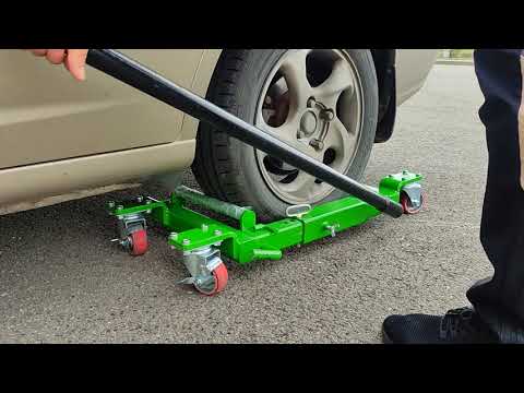 Видео: Тележка подкатная без домкратная