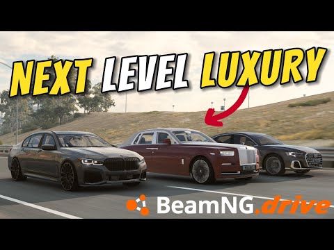 Видео: Лучшие модификации автомобилей класса люкс в BeamNG Drive!