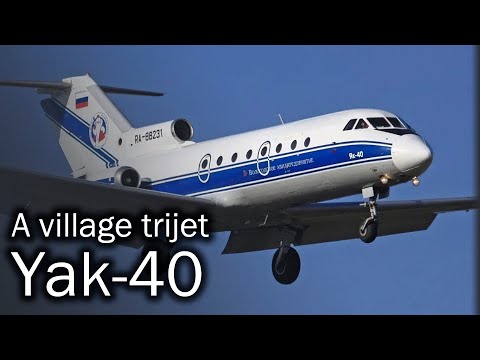 Видео: Як-40 | Деревенский трёхмоторный самолёт