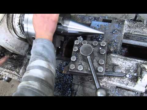 Видео: Как канистра морковку точил (Manufacturing on the lathe tapered woodsplitter)