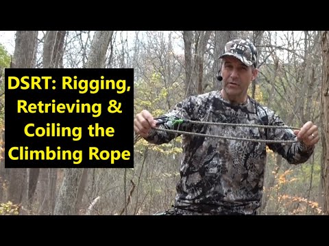 Видео: DSRT: Монтаж, извлечение и сматывание альпинистской веревки