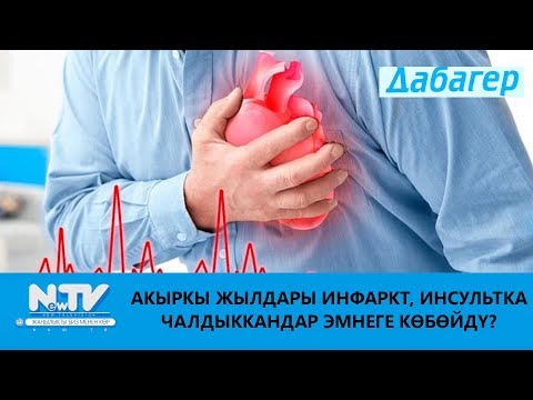 Видео: АКЫРКЫ ЖЫЛДАРЫ ИНФАРКТ, ИНСУЛЬТКА ЧАЛДЫККАНДАР ЭМНЕГЕ КӨБӨЙДҮ?\\ДАБАГЕР