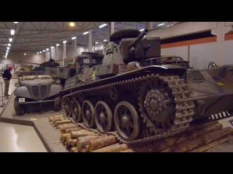 Видео: Танковый музей Швеции - "Arsenalen".