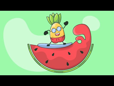 Видео: Рисуем сочную летнюю иллюстрацию со скетча в Adobe Illustrator