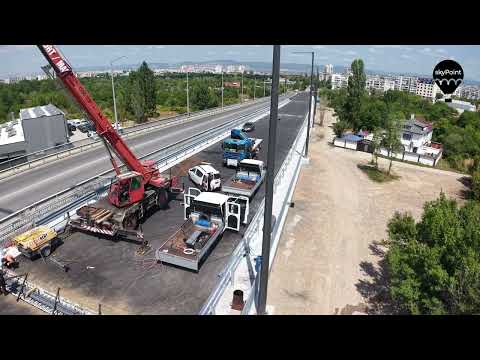 Видео: 14.08.2025 - Изграждане на втори надлез над Бакърена фабрика в София