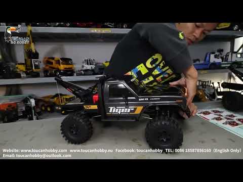 Видео: Распаковка 1/8 CORSSRC EMO X3 RC эвакуатор спасательный автомобиль 4x4 с дистанционным управление...