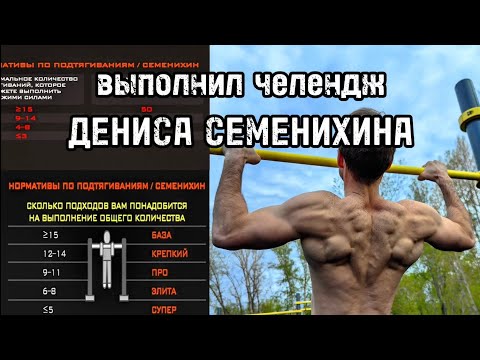 Видео: Новый вызов по подтягиваниям. #семенихинподтягивания