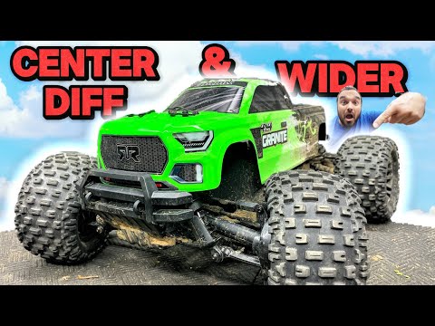 Видео: ULTIMATE ARRMA GRANITE — центральный дифференциал и более широкая колея