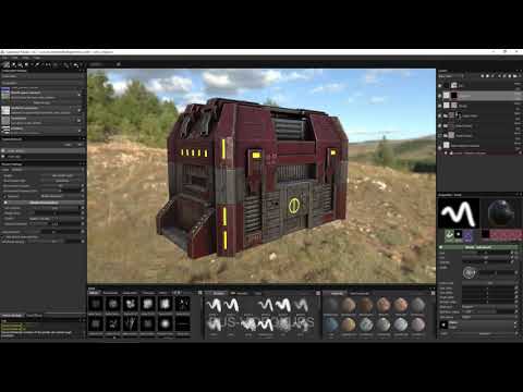 Видео: Substance Painter для новичков - полный курс: 06 - Вьюпорт