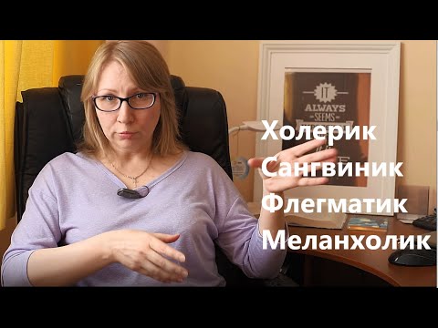 Видео: Как реализоваться по типу темперамента. Холерик, флегматик, сангвиник, меланхолик