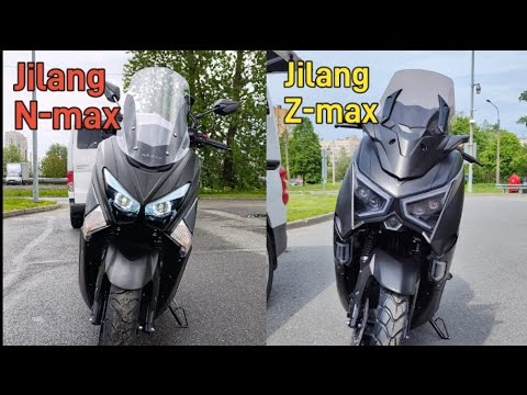 Видео: Максискутеры Jilang N-max и Jilang Z-max. Чисто визуальное сравнение бестселлеров.