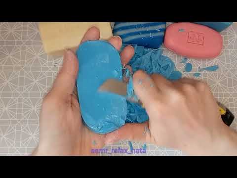 Видео: резка мыла Fax Жасмин и Лаванда / крупная резка / мыльная стружка / asmr soap