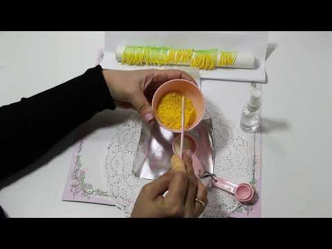 Видео: Тычинки для пионов.