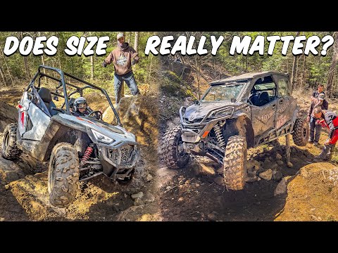 Видео: Давид против Голиафа: маленький RZR 200 осваивает полноразмерные SXS! CFMOTO Z-Force выходит из с...