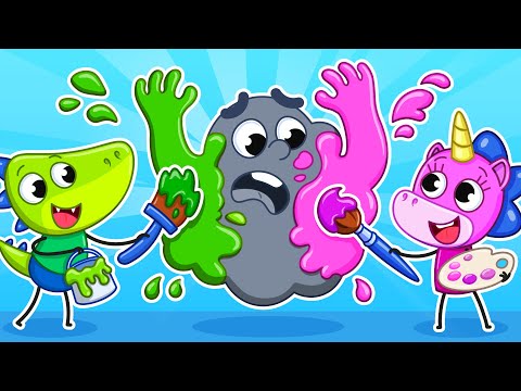 Видео: Как Вернуть Все Цвета Обратно?! | Потерянный Цвет и Другие Веселые Мультики 🎨🖌️ | Крошка Мими🦄