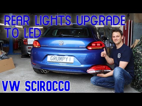 Видео: Задние фонари для VW Scirocco mk3 модернизированы на светодиодные. Лучшие варианты самостоятельно...