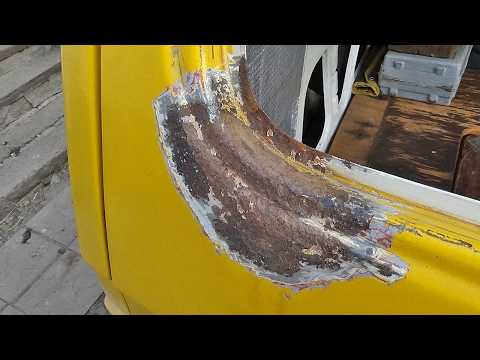 Видео: Кузовні роботи VW T3 - Епізод 120 - Переварюю гниль лівого кута вікна ляди