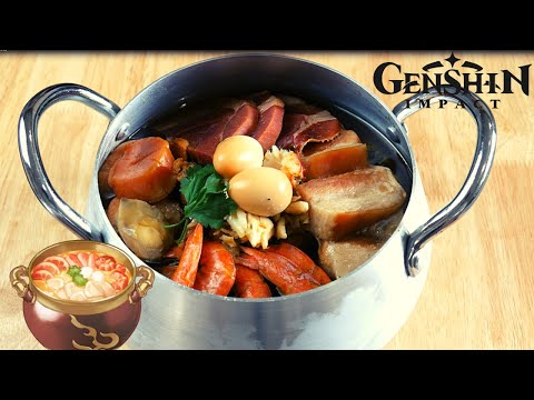 Видео: Рецепт Genshin Impact №16 / Искушение Адептус / Блюдо на 5 звезд