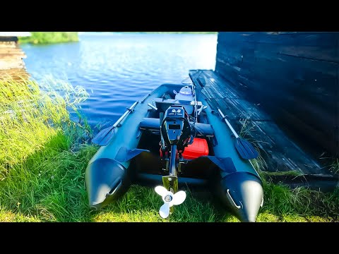 Видео: Лодка ПВХ Kitt Boats 330 НДНД + Hangkai 6.0 + Hangkai 9.8