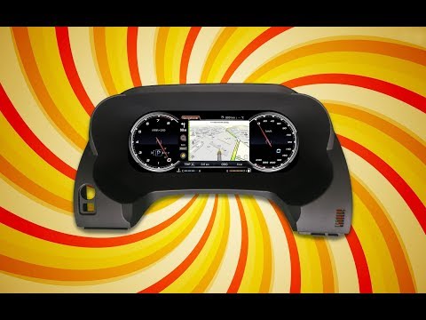 Видео: LCD электронная приборная панель IQ NAVI