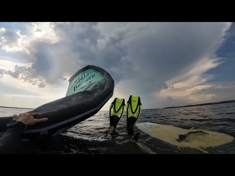Видео: Гидрофойл с нуля. Каталка в отжим без поддержки.