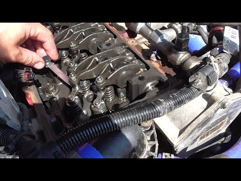 Видео: Регулировка клапанов Cummins 2.8 ISF. Пробег 97000км.