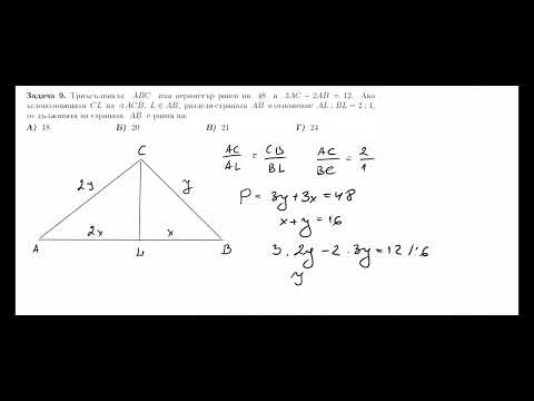 Видео: Задачи 8-13 - кандидатстудентски изпит по математика СУ май 2021