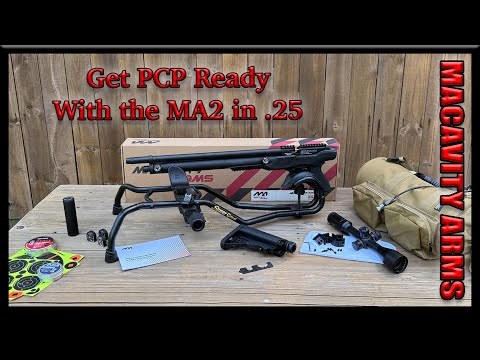 Видео: MACAVITY ARMS — Подготовьтесь к PCP с MA2 в калибре .25 — @MacavityArms