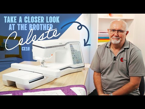 Видео: Познакомьтесь поближе с Brother Celeste CX1E | Echidna Sewing