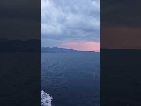 Видео: Закат над Ионическим морем. Из Корфу в Саранду. АЛБАНИЯ🇦🇱