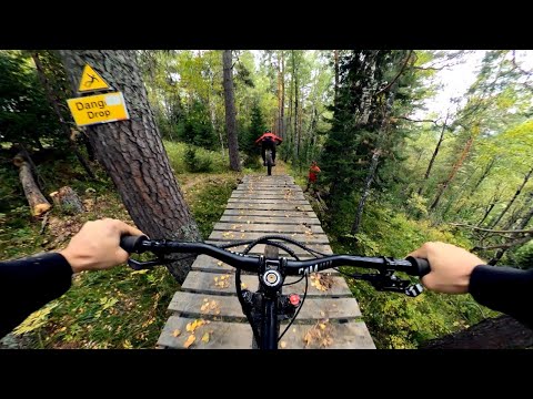 Видео: Экскурсия по "Белке в Колесе " для Жени Курникова, часть 2: парковые трассы.