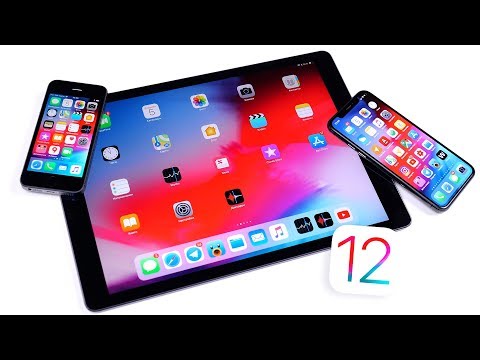 Видео: Смотрим iOS 12 Beta 1 на iPhone 5S, iPad Pro и iPhone X