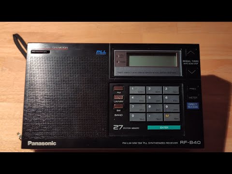 Видео: Panasonic RF-840DL. Хороший приемник для НЕрадиолюбителя.