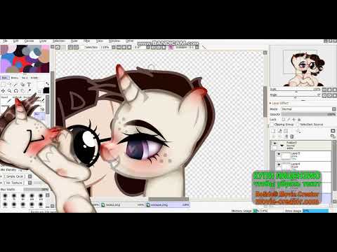 Видео: ~Speedpaint~пони обработка~