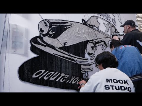 Видео: Процесс изготовления ковра ручной работы размером 4 м. Мастер по тафтингу