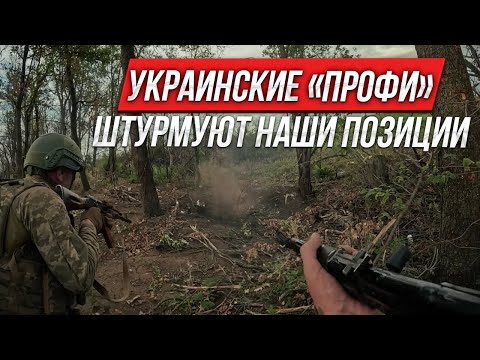 Видео: Украинские «профи» штурмуют наши позиции | Инструктор смотрит
