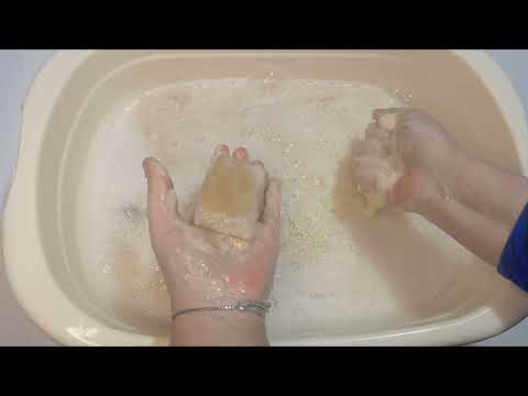 Видео: ASMR 🤎Soaked soap||Таз Хозяйственного мыла ||Мыление+Болталка🫧