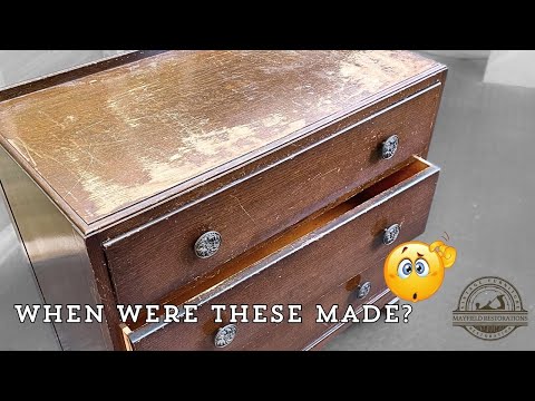 Видео: Реставрация старого дубового комода — реставрация, доставляющая удовольствие