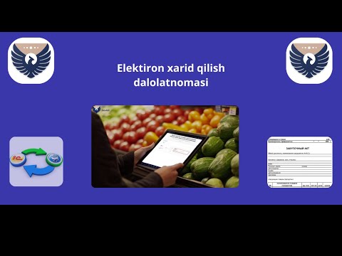 Видео: Умумий овқатланиш корхоналари томонидан Электрон харид қилиш далолатномасини киритиш #Закупочный акт