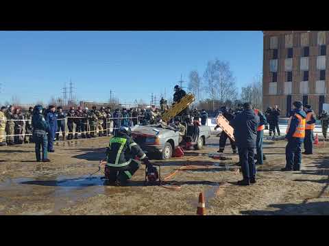 Видео: Соревнования по ДТП 1-ое место СПСЧ 2021.
