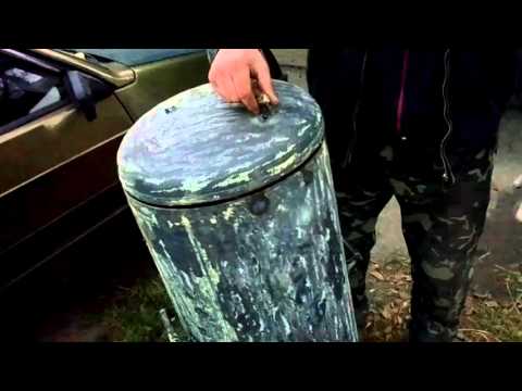 Видео: коптилка из водонагревателя часть1